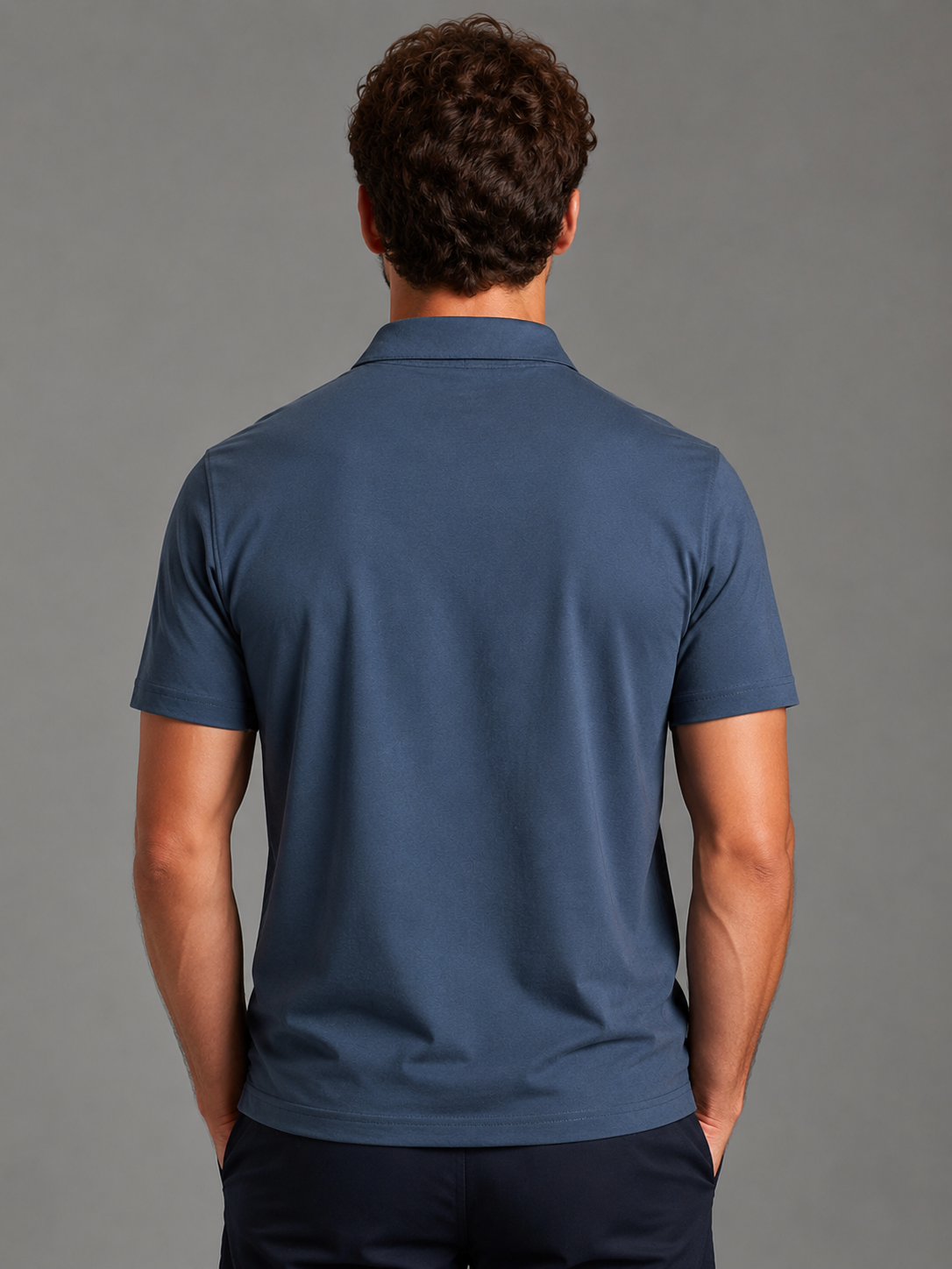 Navy Blue Classic Polo T-Shirt