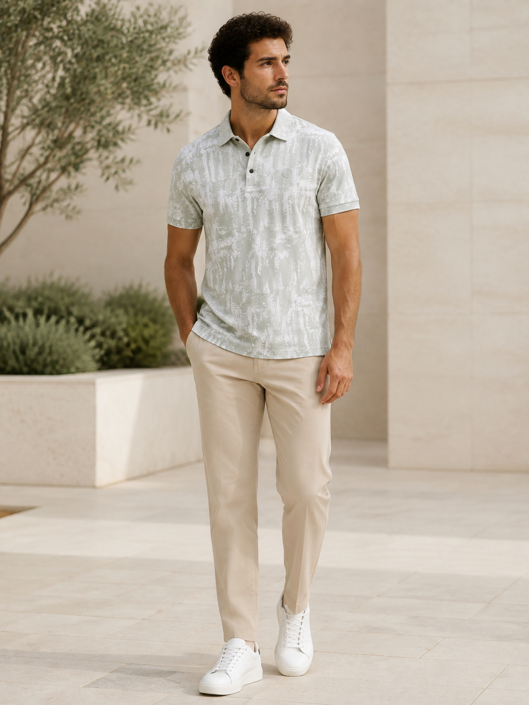 Pista Green Classic Polo T-Shirt