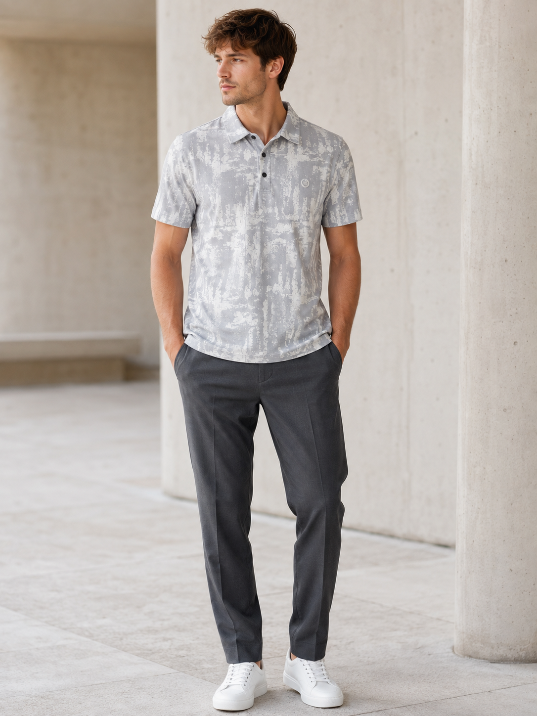 Classic Grey Classic Polo T-Shirt