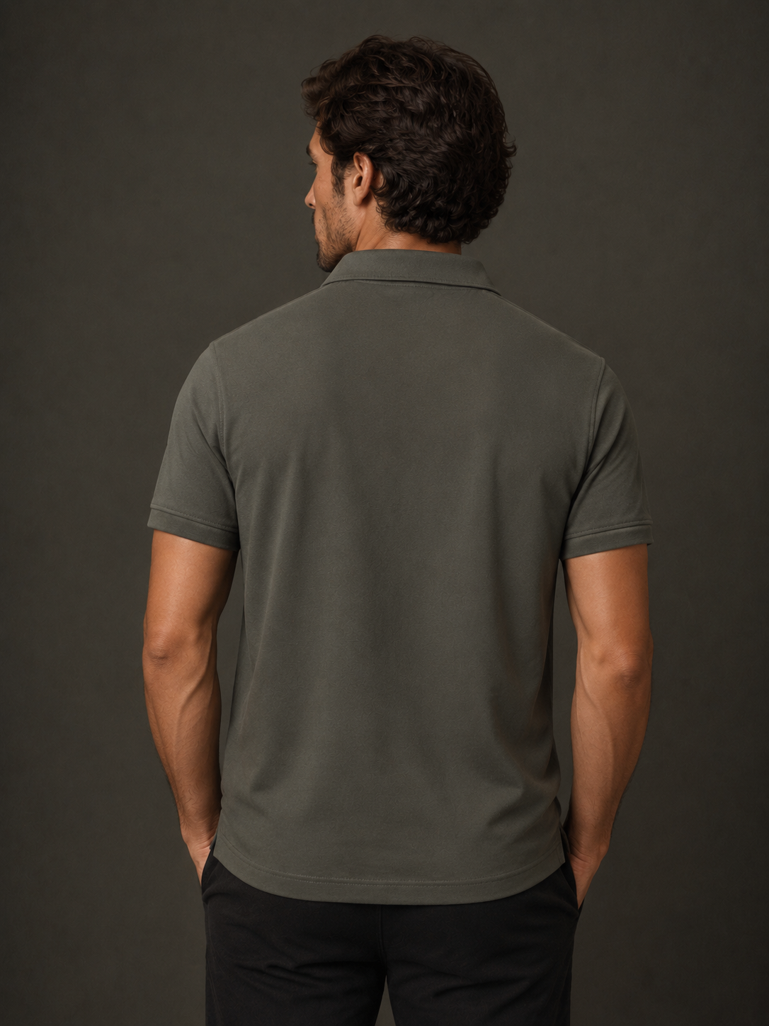 Olive Green Classic Polo T-Shirt