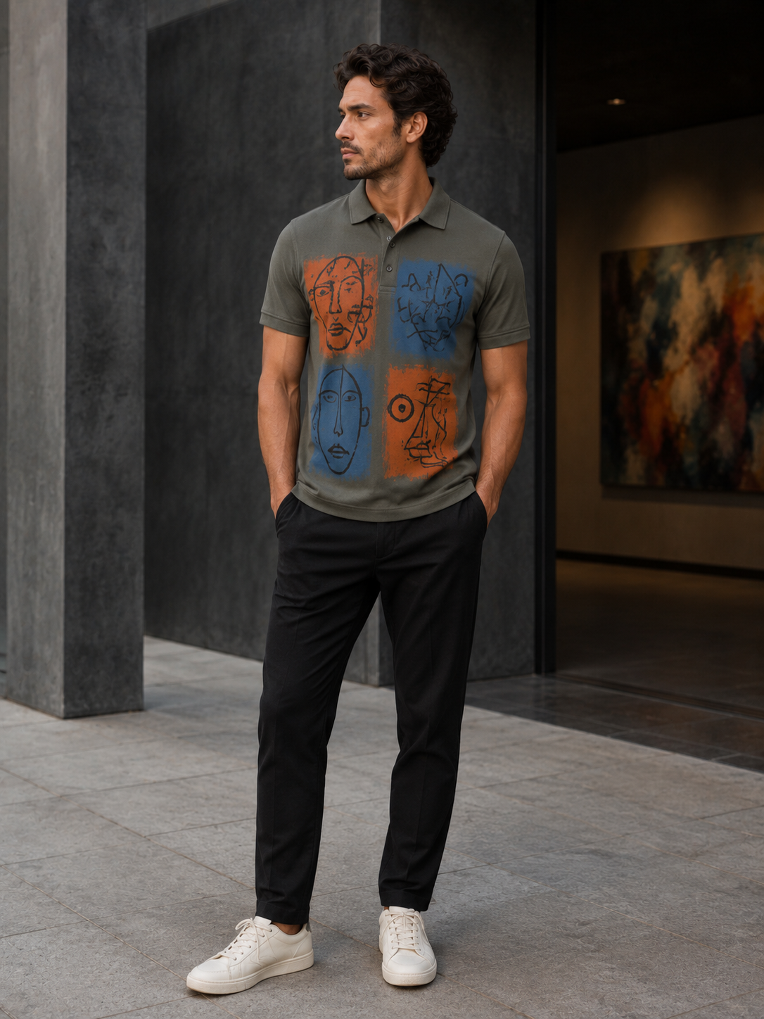 Olive Green Classic Polo T-Shirt