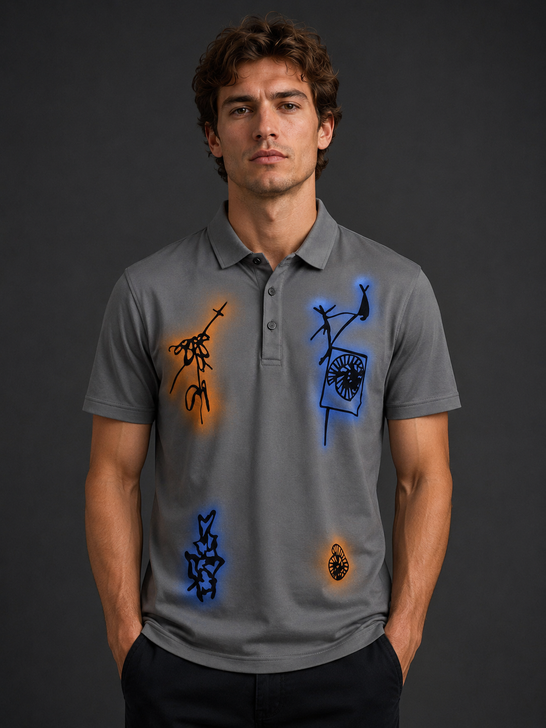 Classic Grey Classic Polo T-Shirt