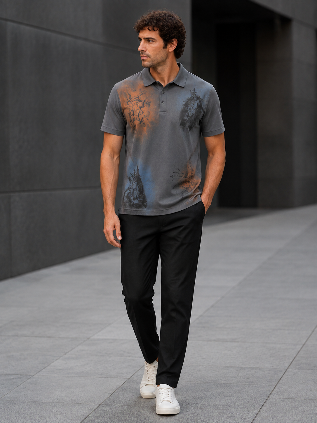 Classic Grey Classic Polo T-Shirt