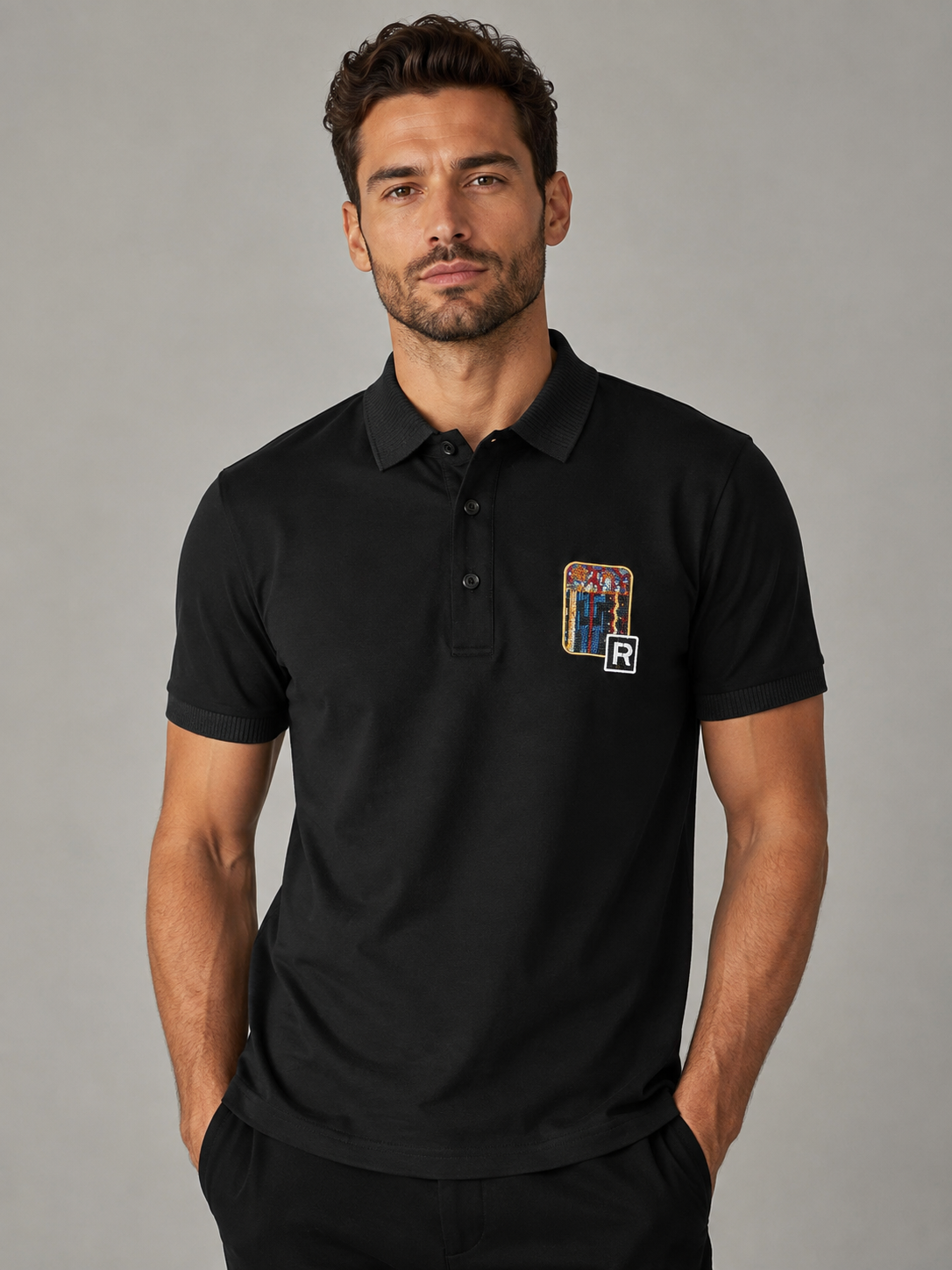 Midnight Black Classic Polo T-Shirt