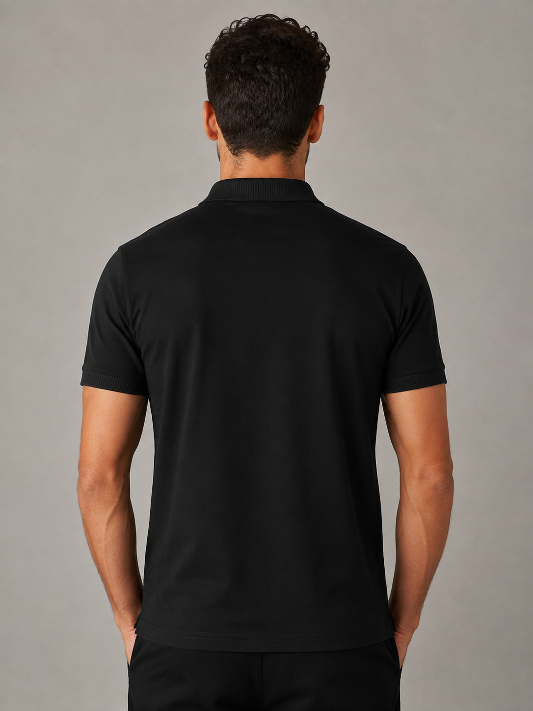 Midnight Black Classic Polo T-Shirt