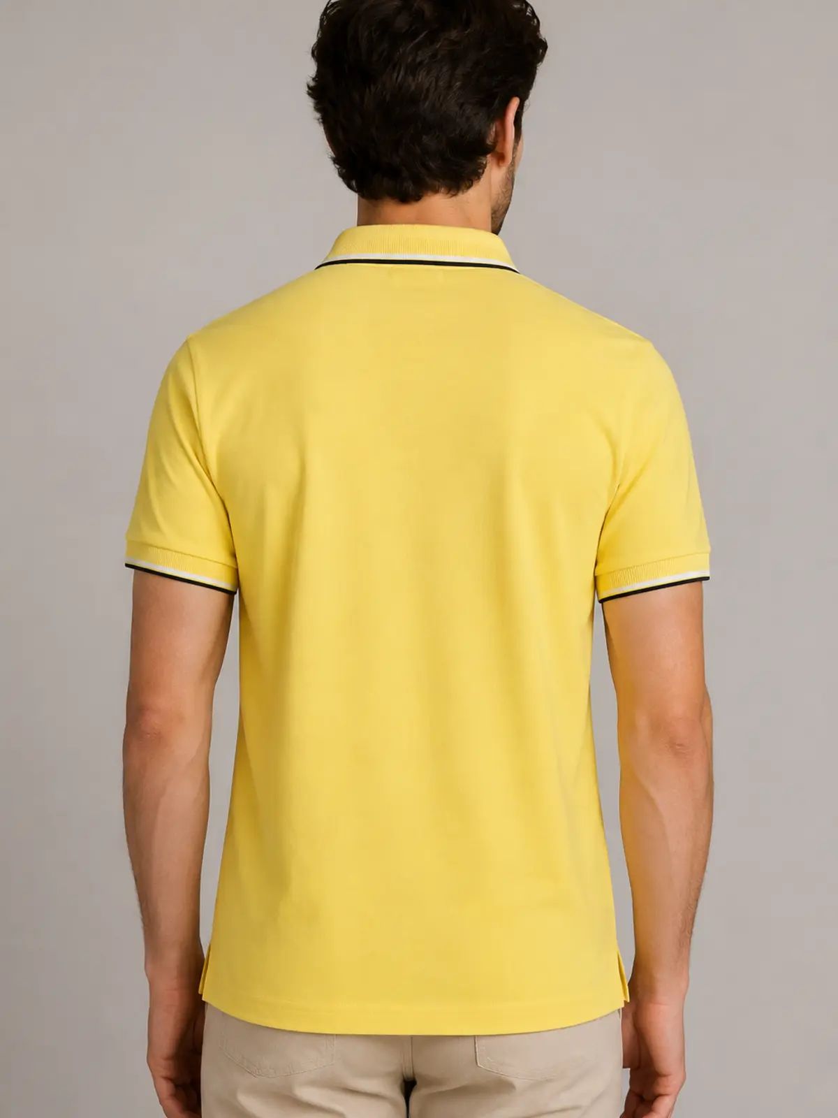 Yellow Classic Polo T-Shirt
