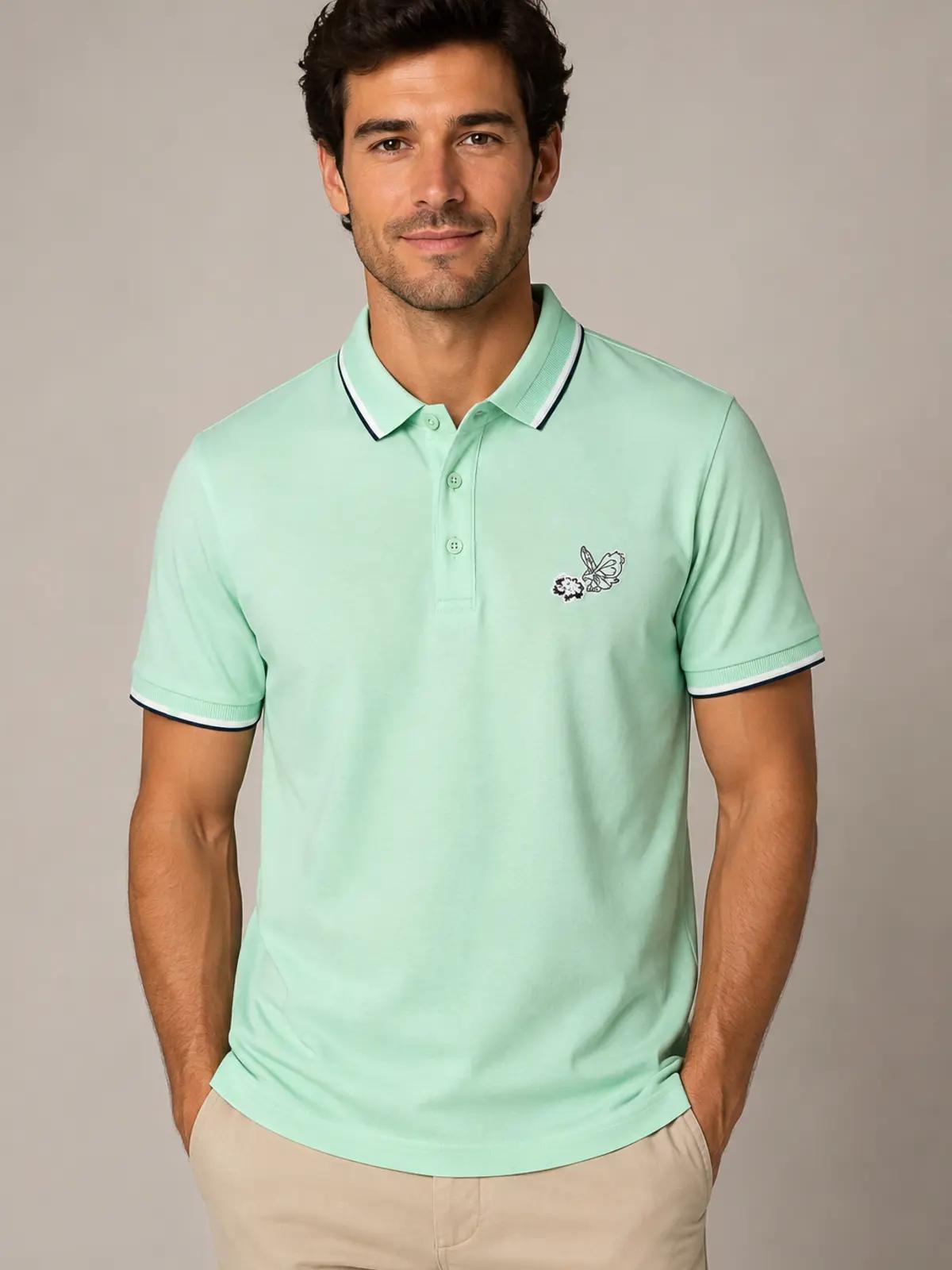 Sage Green Classic Polo T-Shirt