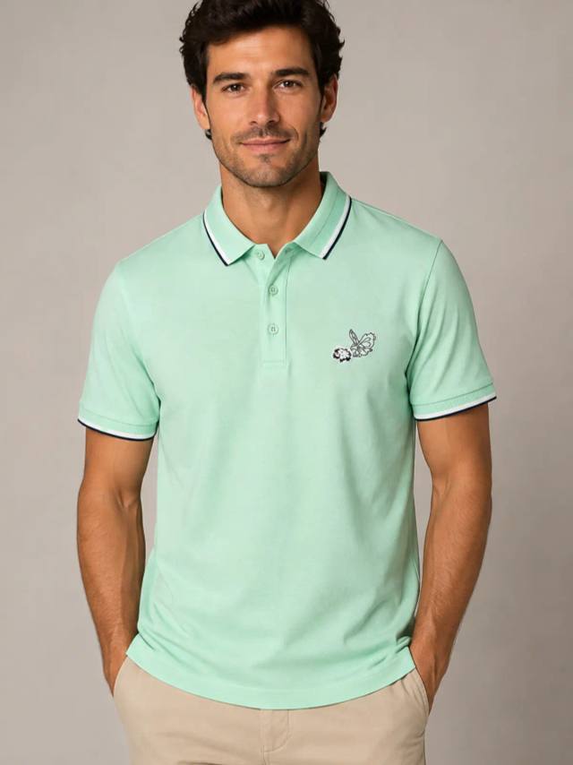 Sage Green Classic Polo T-Shirt