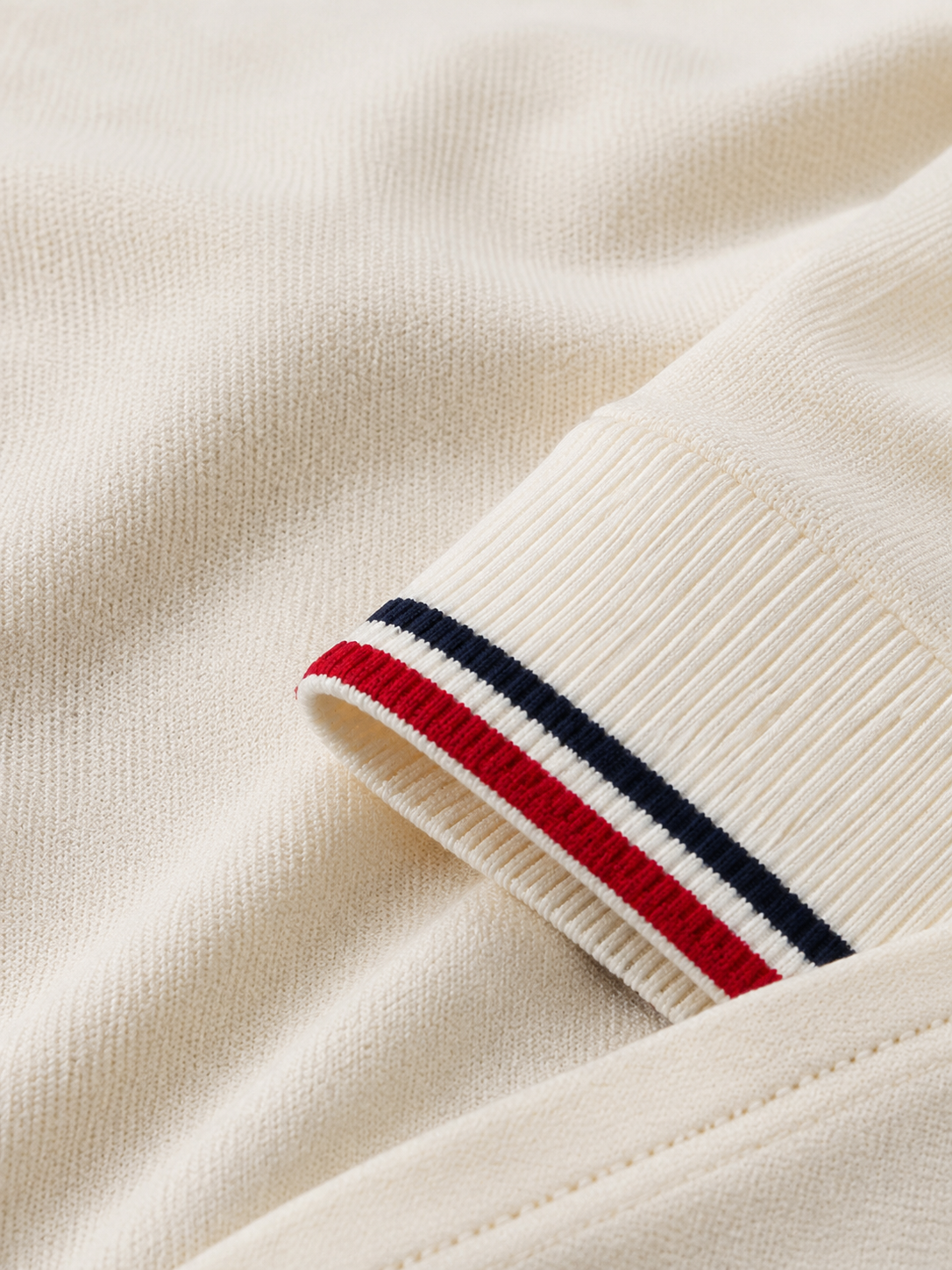 Cream Classic Polo T-Shirt