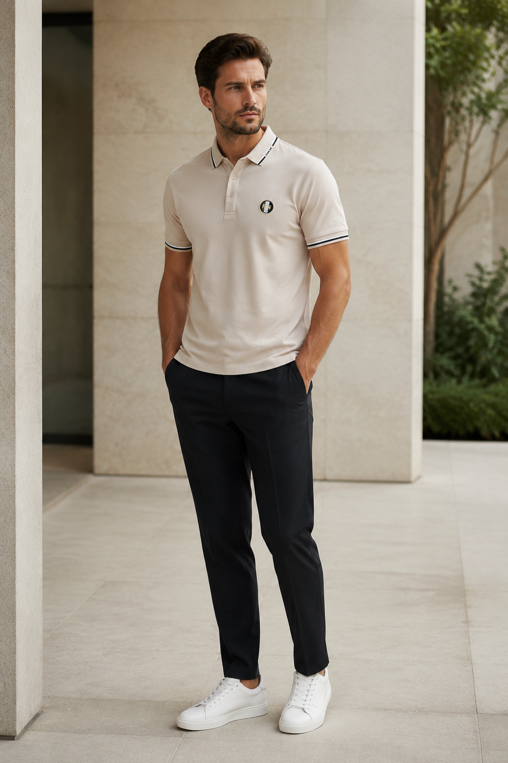 Peach Classic Polo T-Shirt
